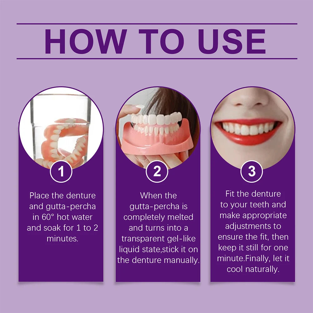 Comfort Fit Silicone Denture Reline and Care Kit