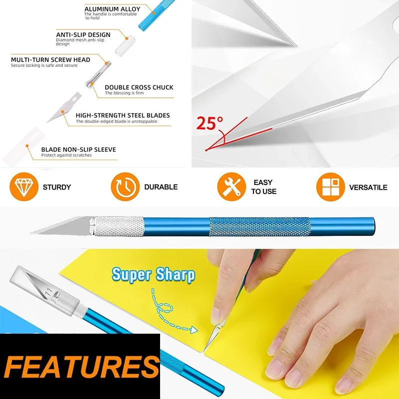 Professional Car Vinyl Wrap and Window Tint Installation Tool Kit
