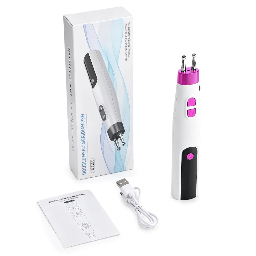 Digital Handheld Precision Massage Pen for Face and Body - 18