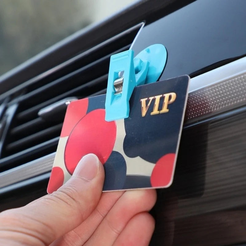 Suction Cup Car Window and Windshield Clip Holder - 4