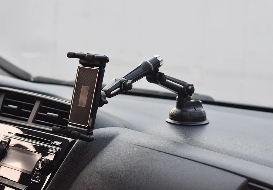 Adjustable Suction Cup Car Mount for Smartphones and Tablets