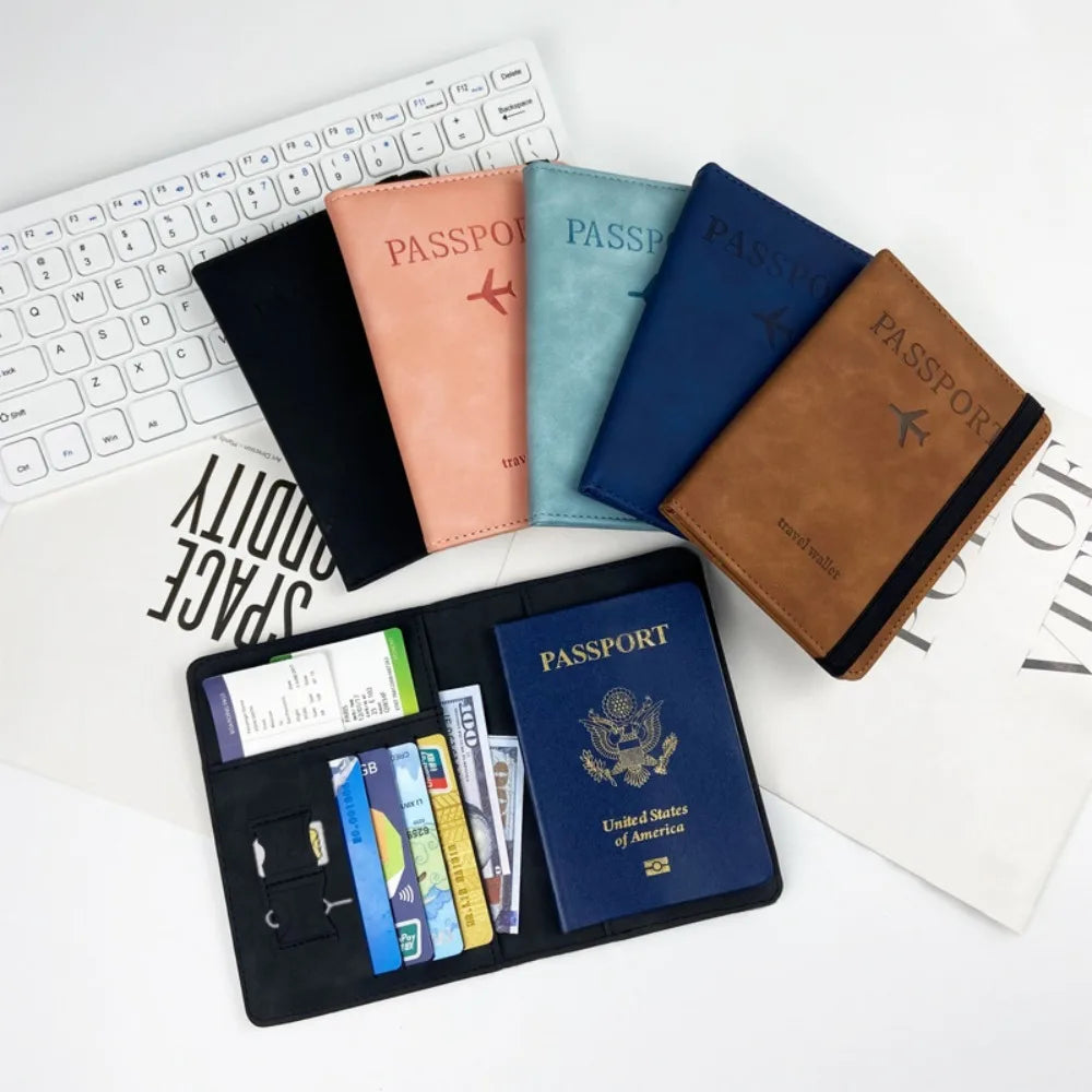 Multifunctional Travel Passport and Document Organizer Wallet