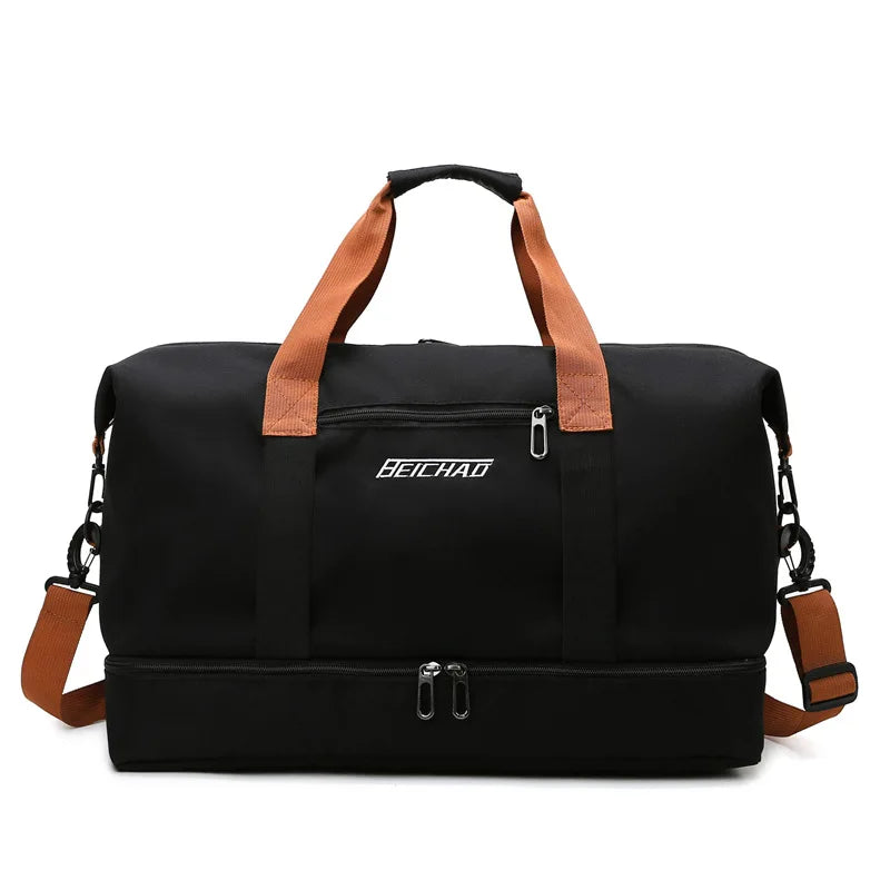 Large Capacity Travel Duffel Bag with Shoe Compartment - 20