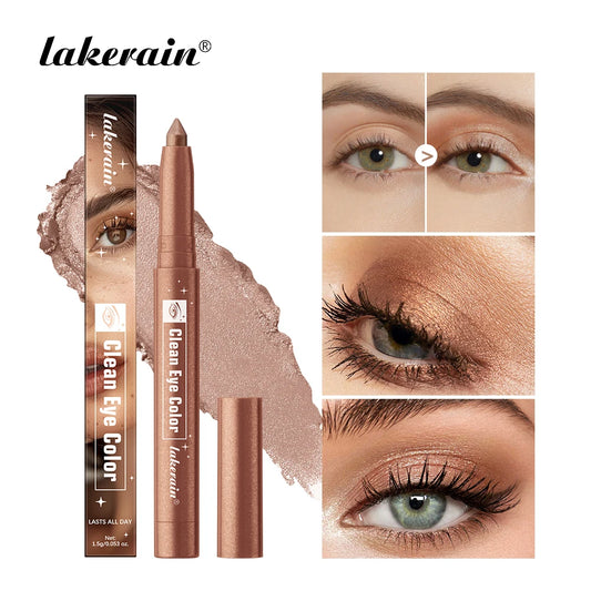Long-Lasting Smudge-Proof Shimmer Eyeshadow Stick