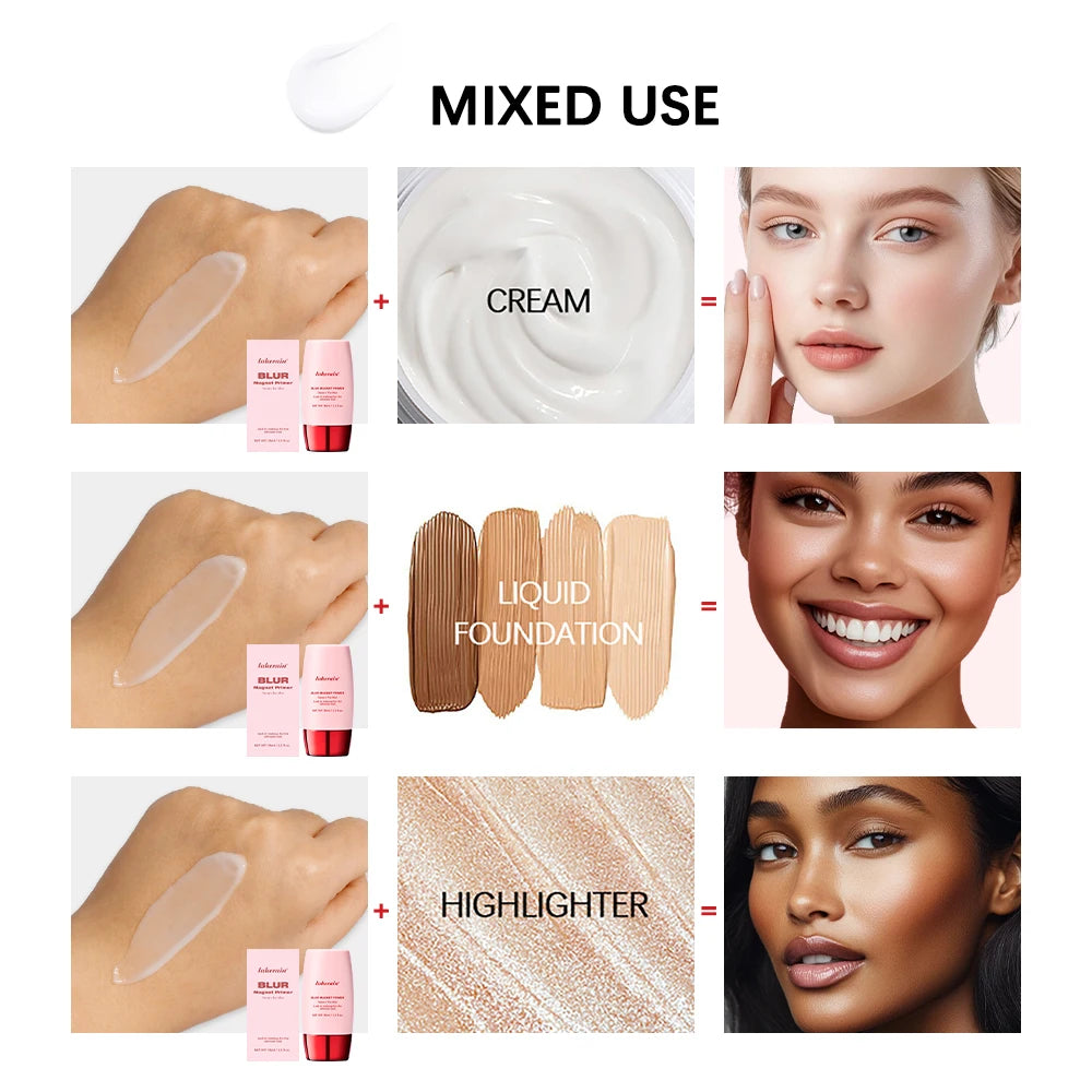 4-Piece Professional Makeup Base and Setting Set