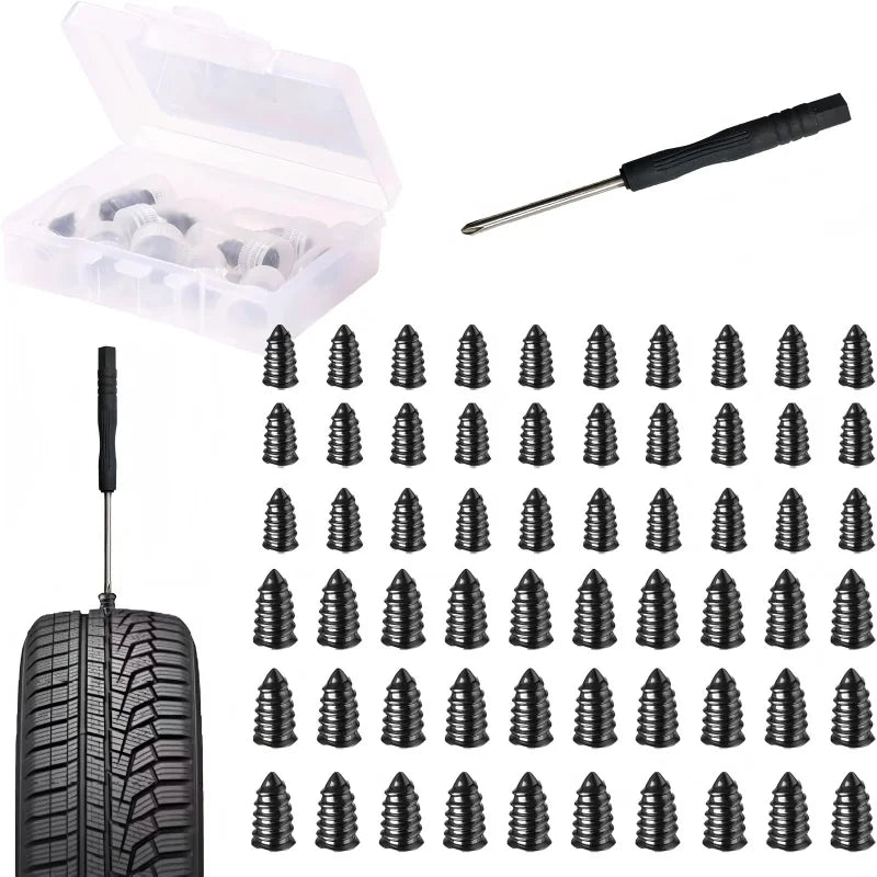 Emergency Tire Puncture Repair Tool Kit