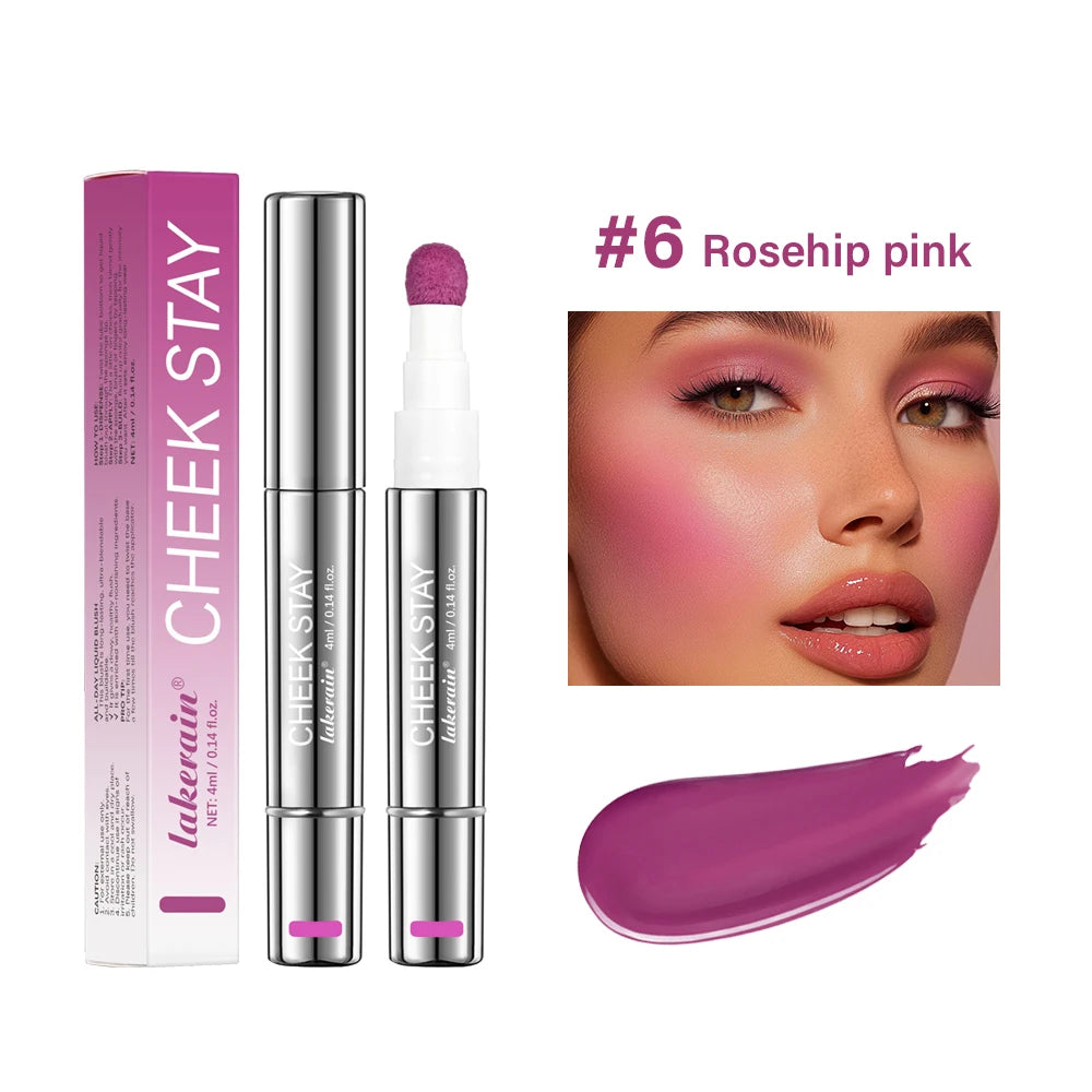 Liquid Blush Stick with Sponge Tip for Natural Cheeks - 21