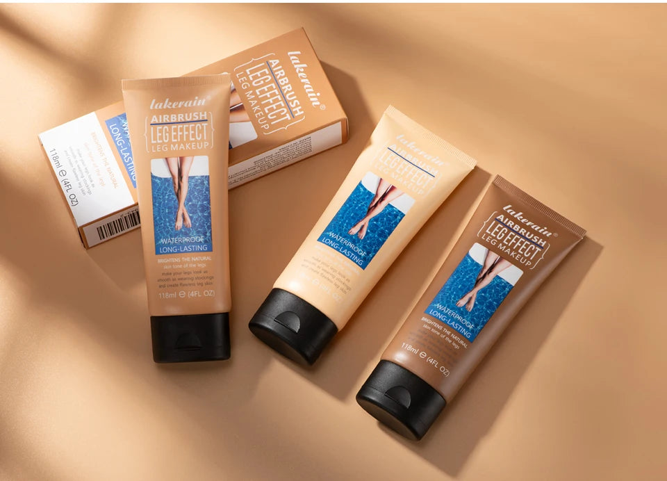 Waterproof Airbrush Leg Foundation and Body Concealer with Applicator