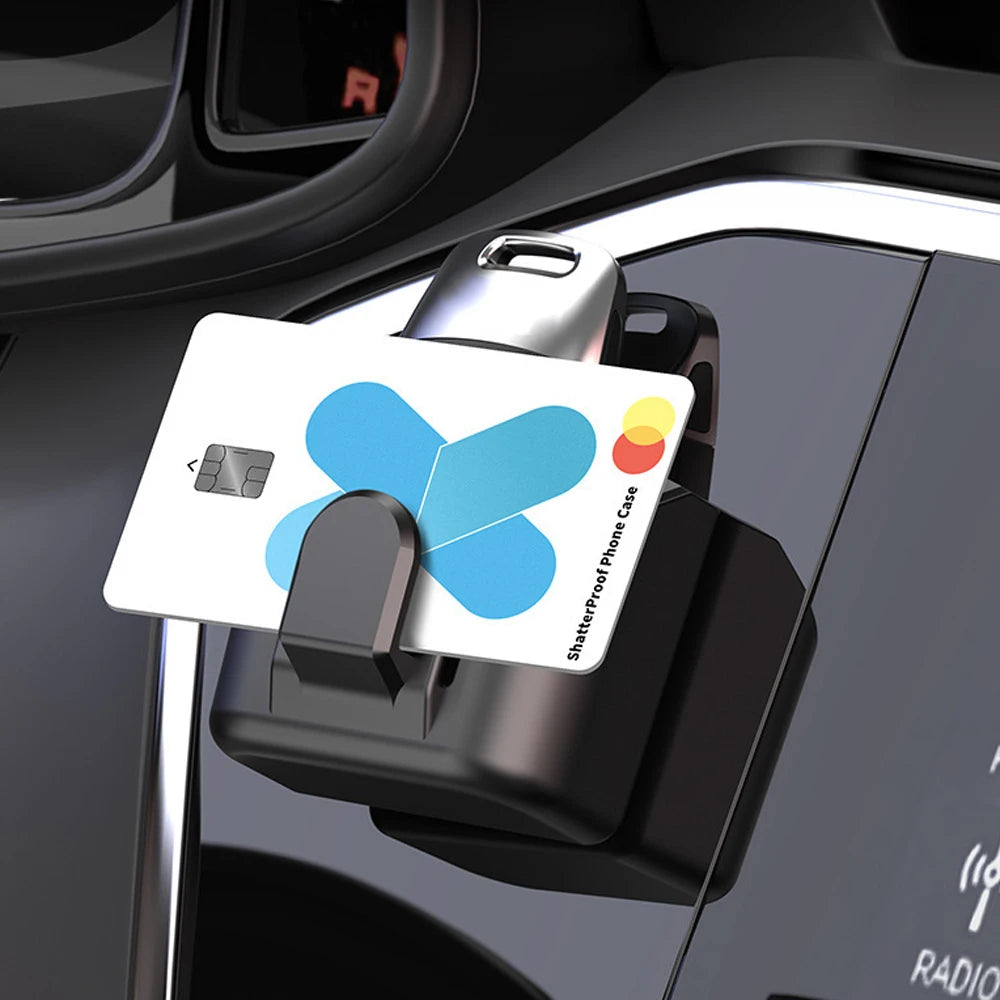 Car Dashboard Key and Toll Card Storage Organizer - 4