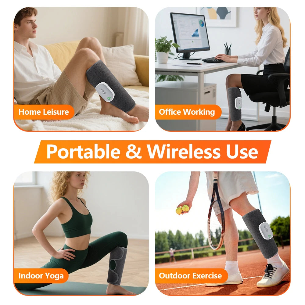 Wireless Air Compression Calf Massager for Leg Pain Relief - 27