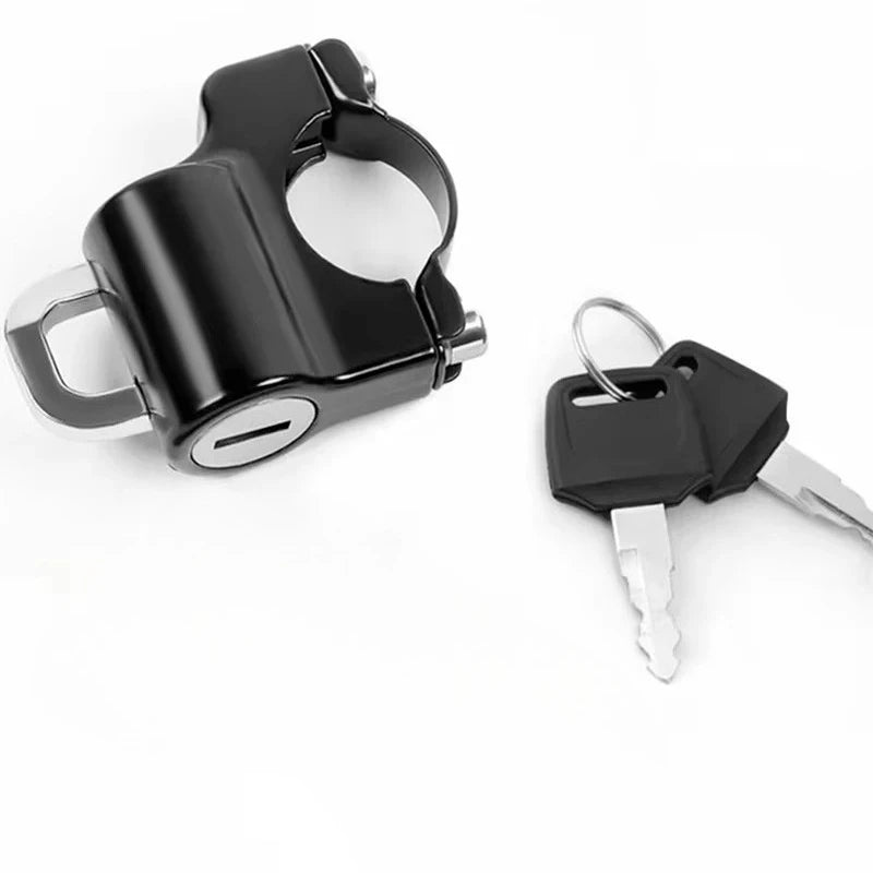 Universal Anti-Theft Handlebar Helmet Lock for Motorcycle and Bike - 18