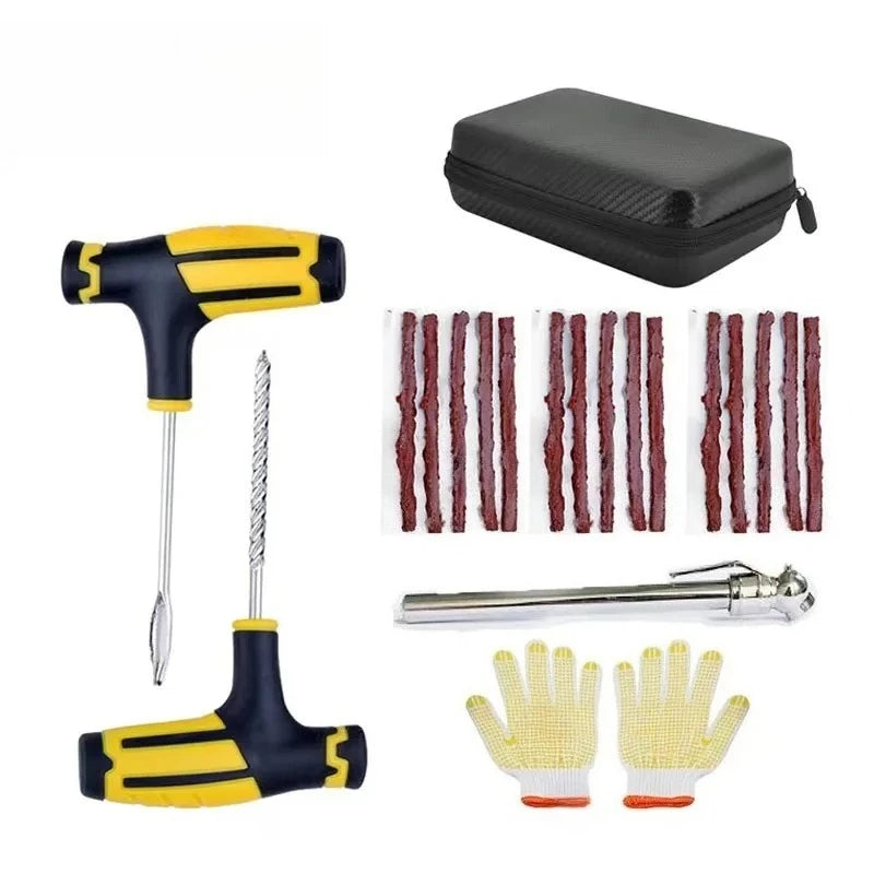 Emergency Car Tire Puncture Repair Kit - 14