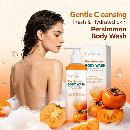 Persimmon Body Wash for Odor Control and Deep Cleansing