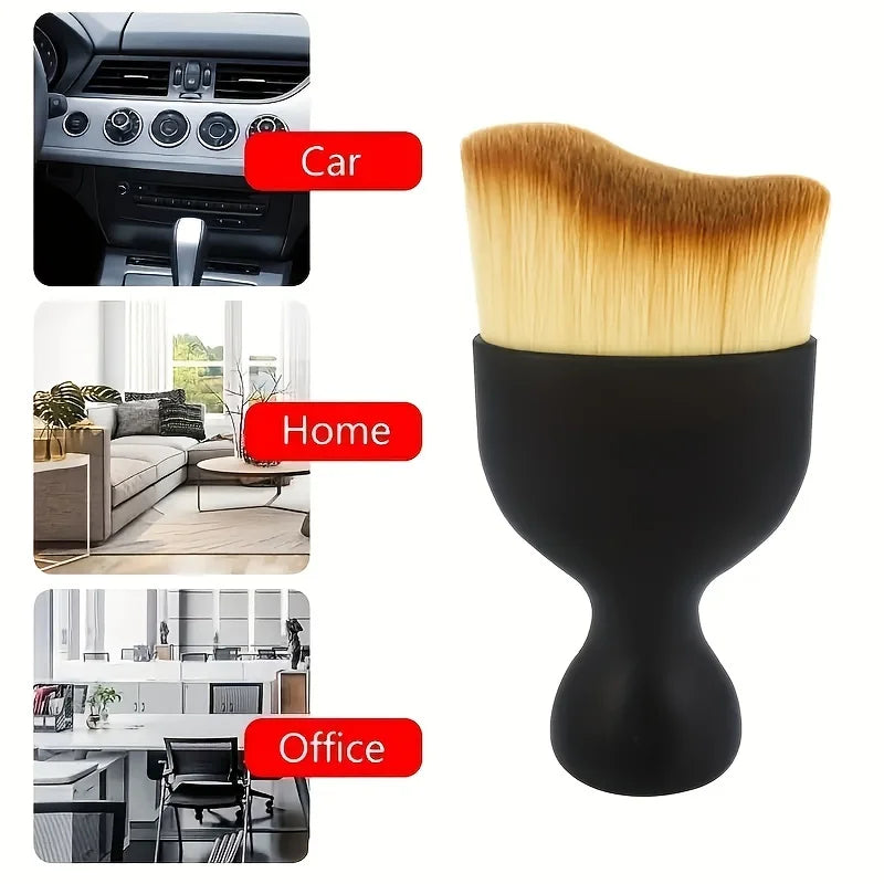 Soft Bristle Car Interior Dusting & Cleaning Brush - 4