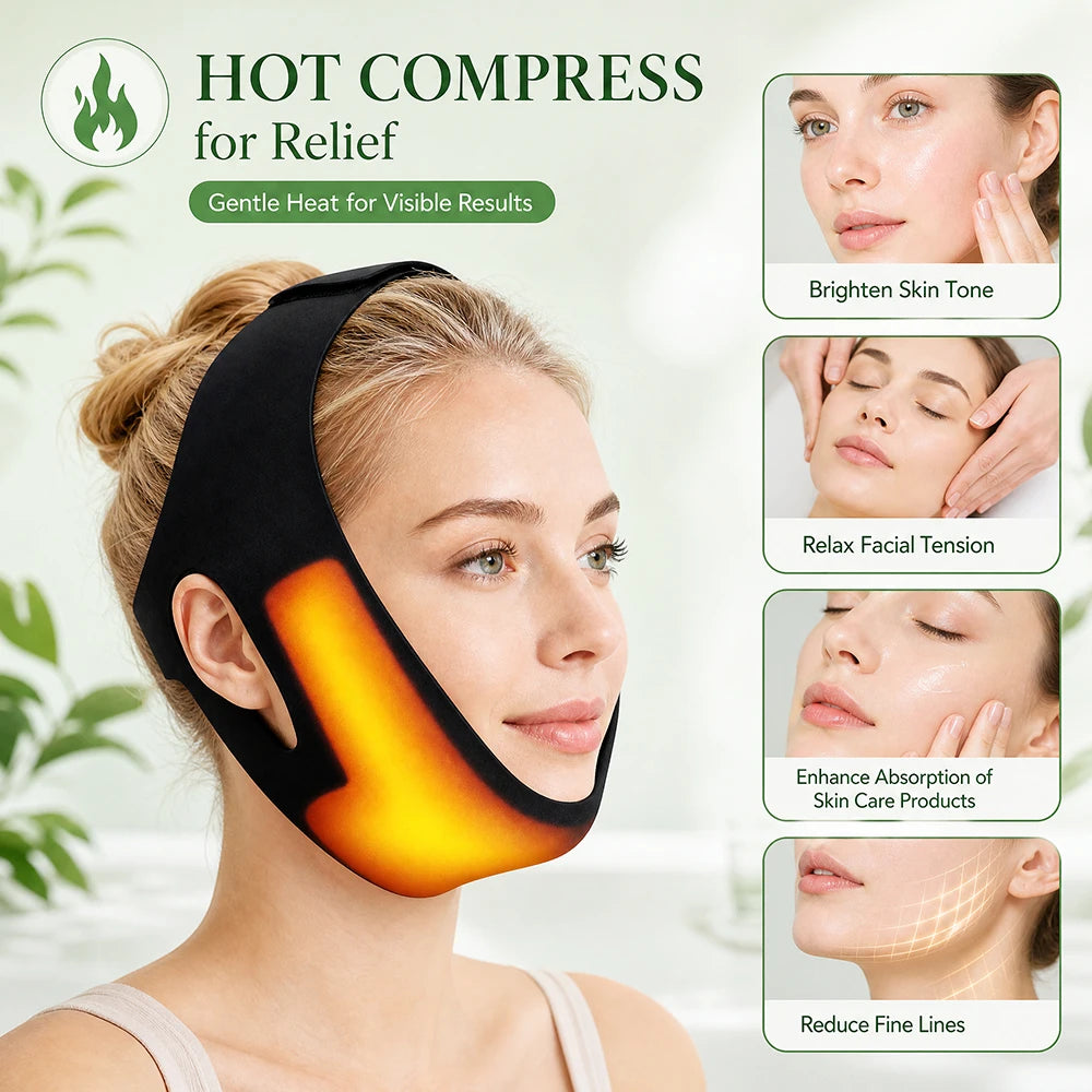 Adjustable Hot and Cold Facial Compress Gel Wrap - 3