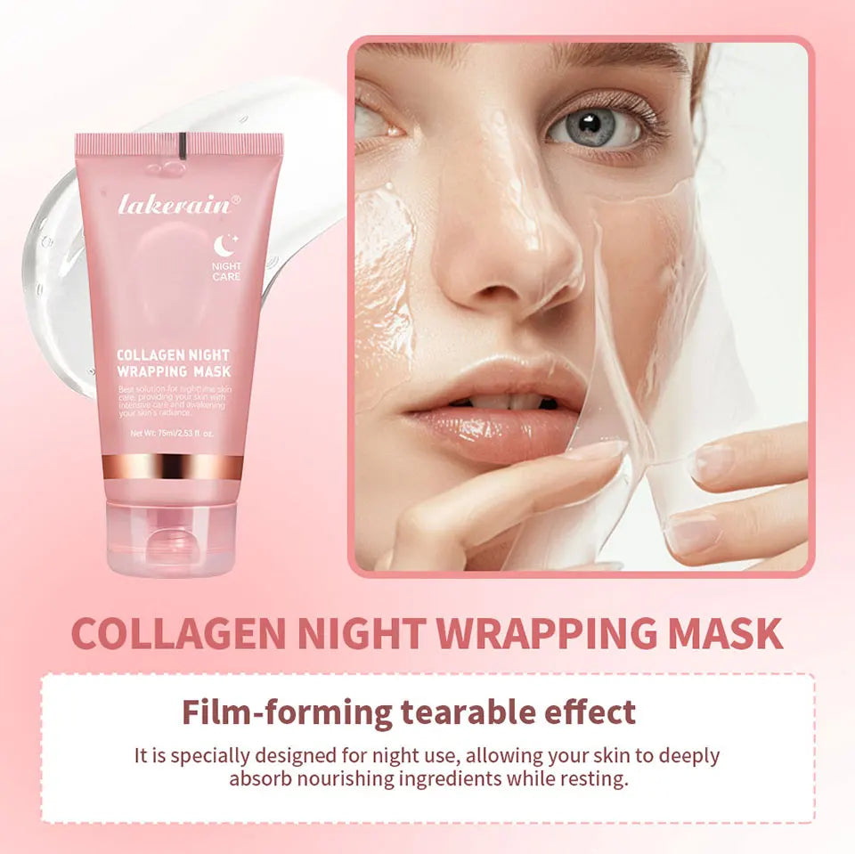 Collagen Night Wrapping Peel-Off Face Mask for Skin Firming