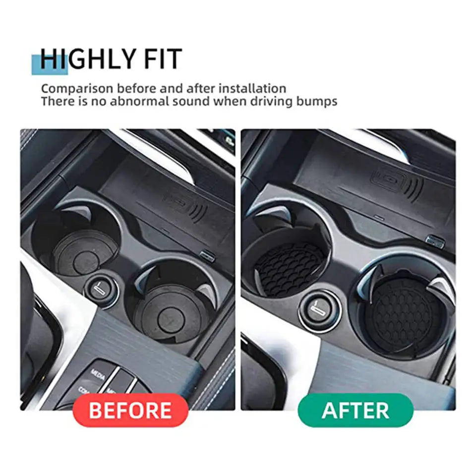 Non-Slip Car Cup Holder Coasters