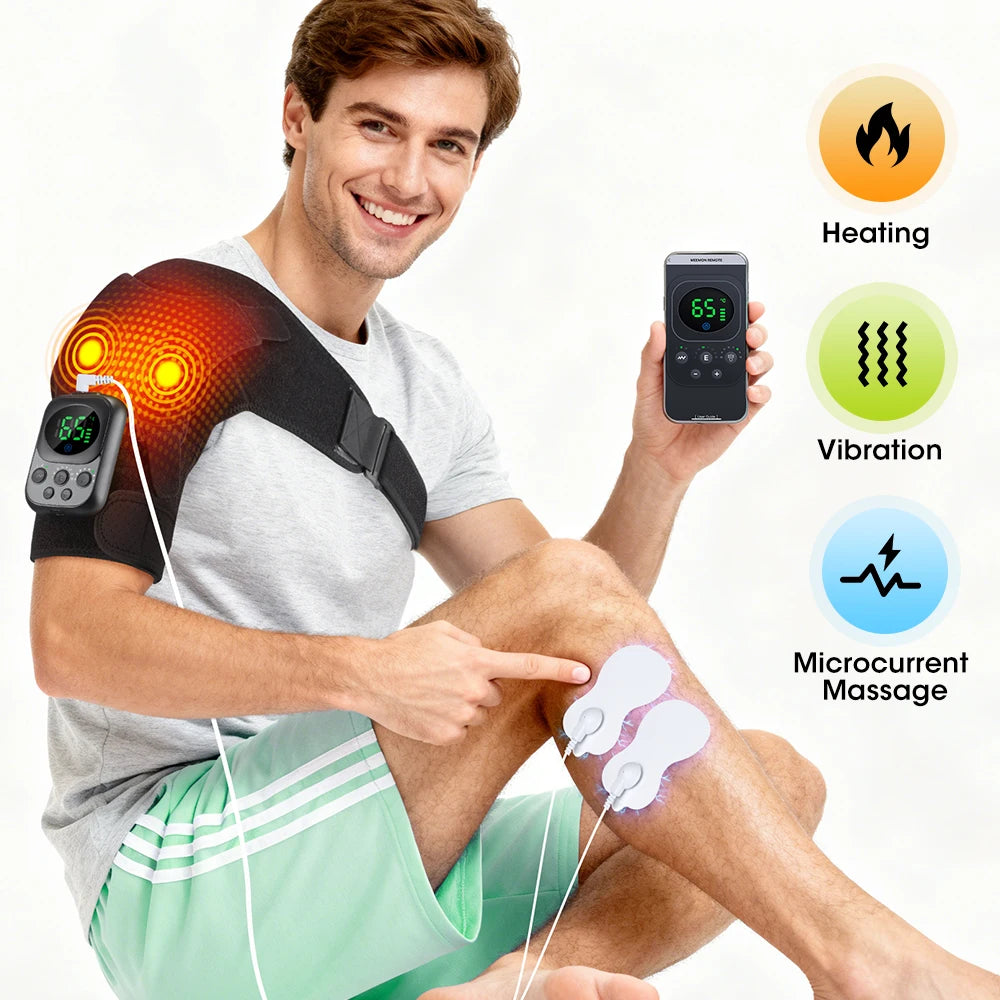 Wireless Smart Shoulder Heating Massager with Vibration - 20