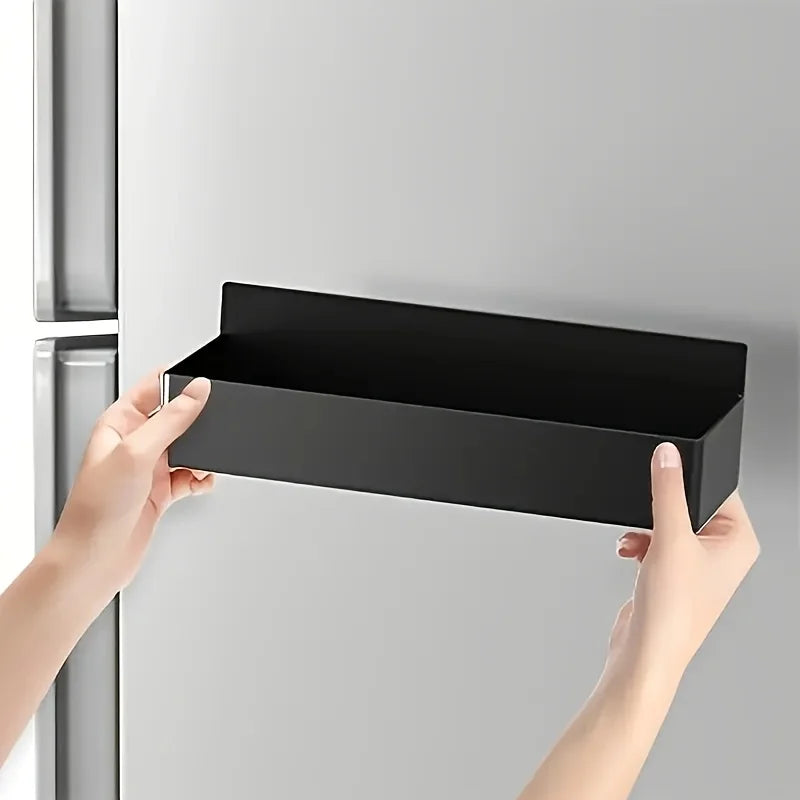 Magnetic Refrigerator Side Storage Rack for Kitchen and Laundry - 16