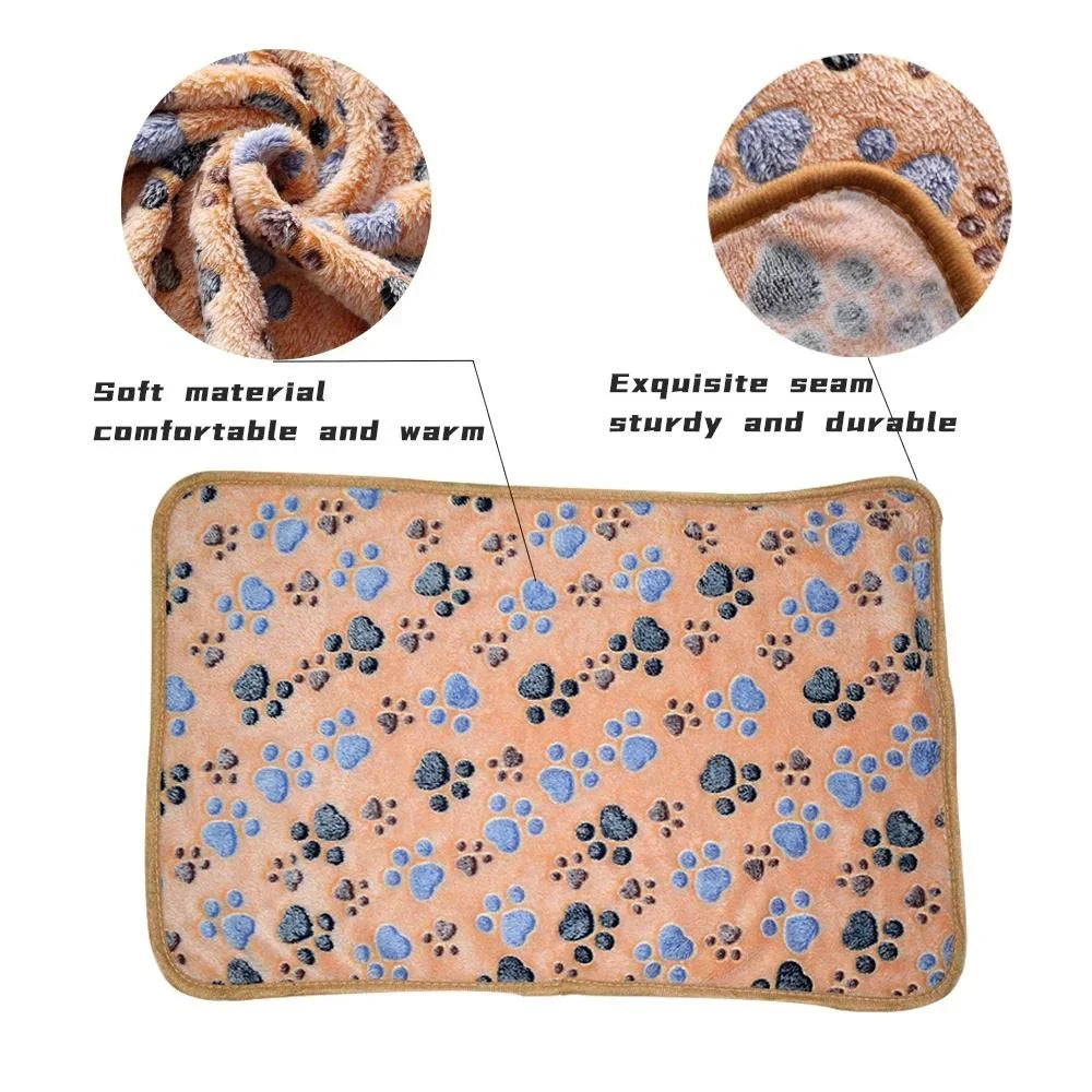 Soft Fluffy Fleece Pet Blanket for Dogs and Cats