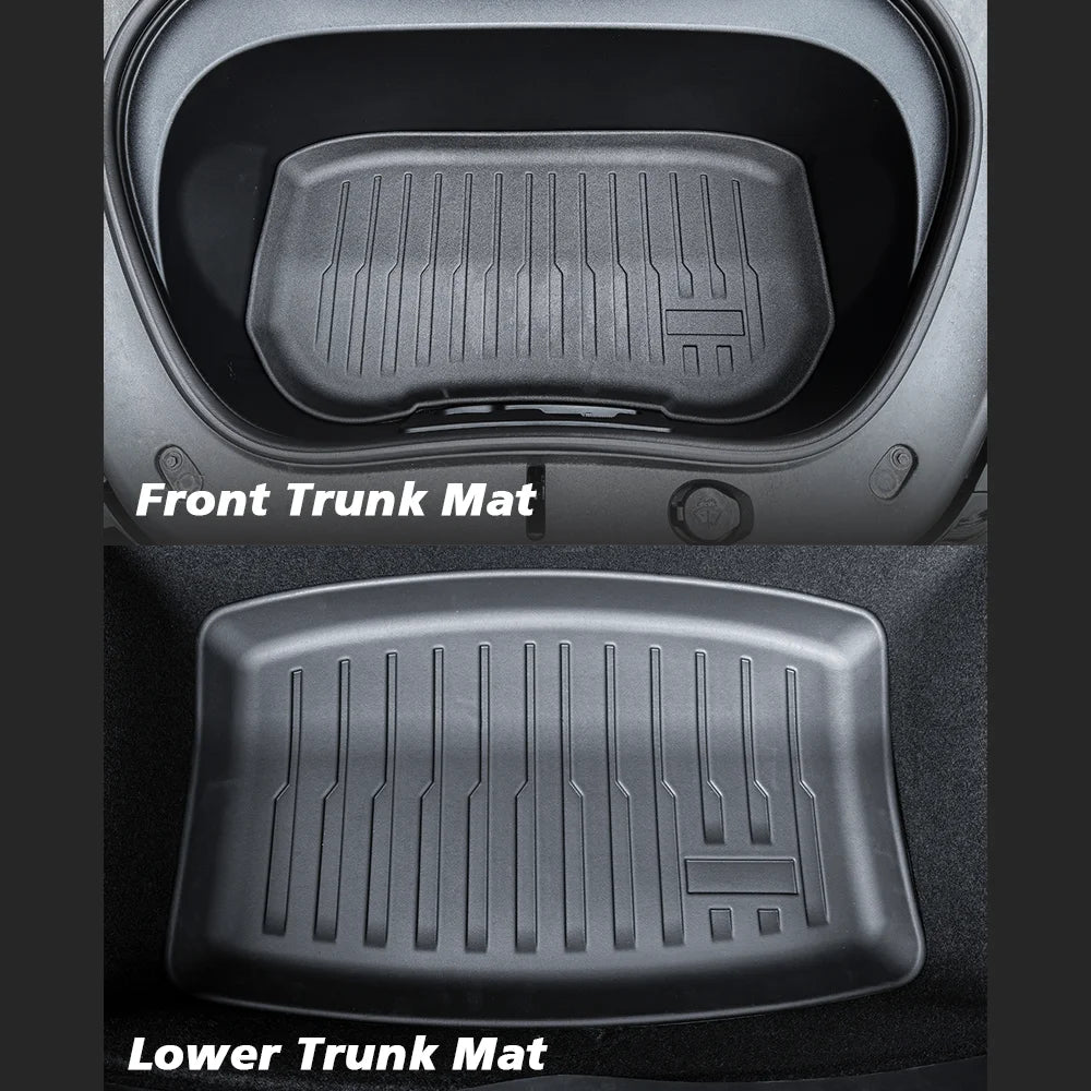 All-Weather Trunk Mat Set for 2025-2026 Model Y Juniper - 24