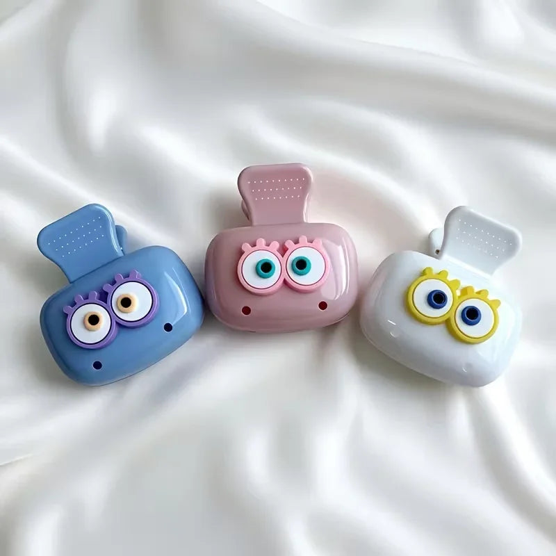 Cartoon Big-Eyed Toothbrush Protective Travel Case