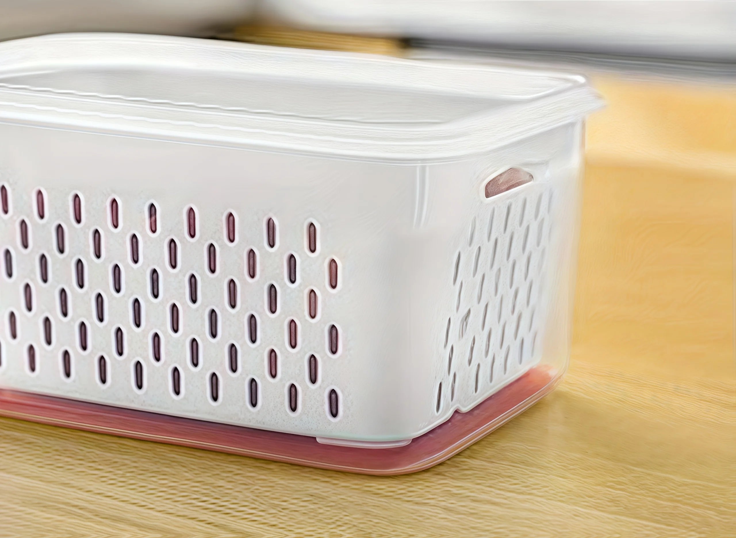 9-Piece Fruit and Vegetable Storage Container Set with Strainers - 13