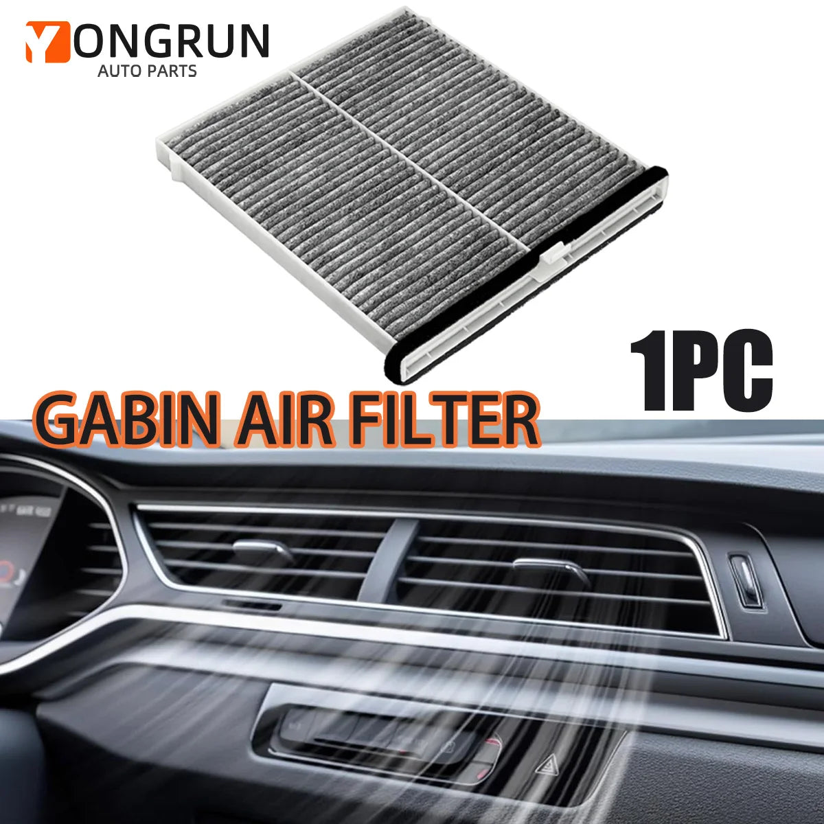 Activated Carbon Cabin Air Filter for Mazda