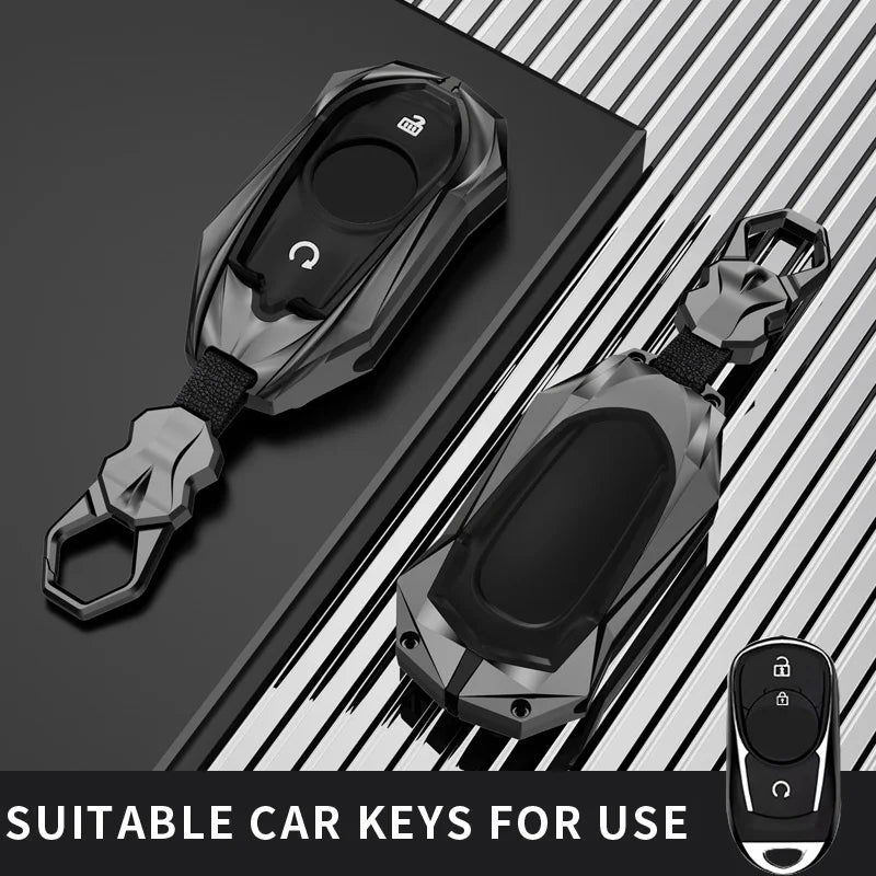 Protective Galvanized Alloy Key Fob Cover for Buick - 16