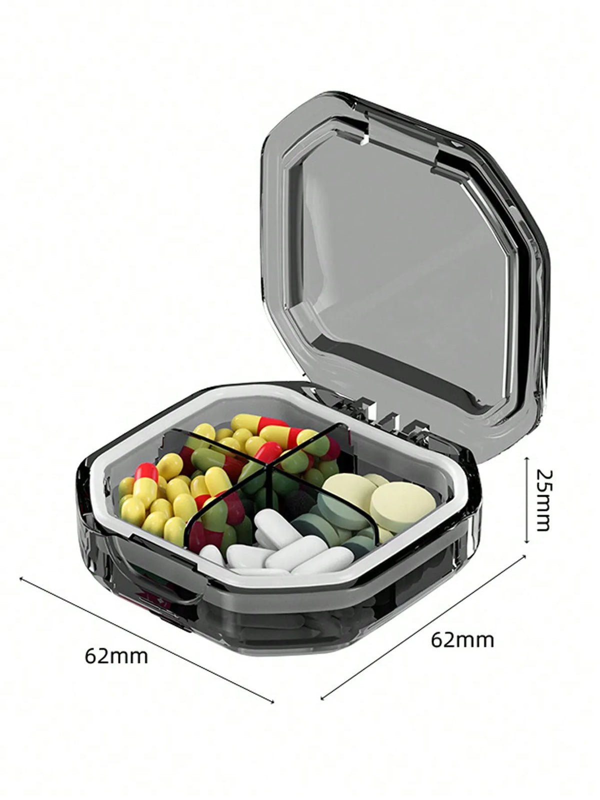 Portable Moisture-Proof Daily Pill Storage Organizer
