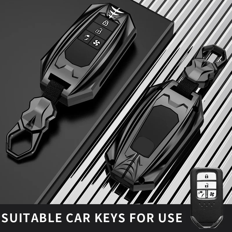 Protective Galvanized Alloy Car Key Case Cover for Honda