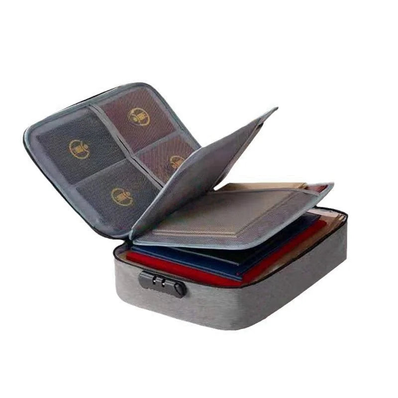 Lockable Document Organizer Bag for Travel and Office - 8