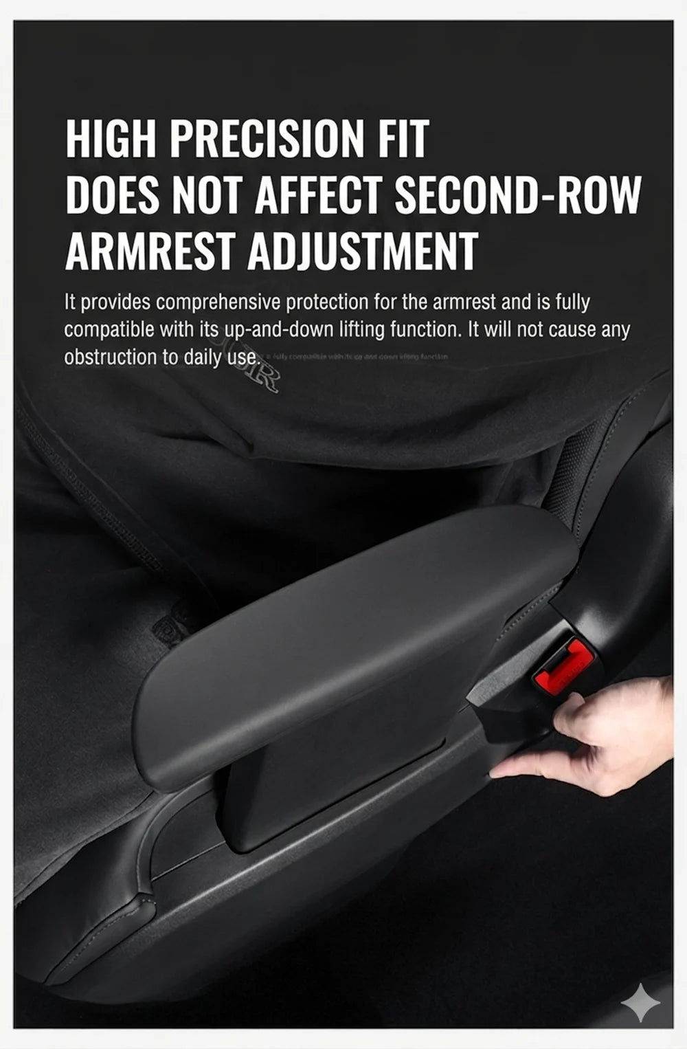 Silicone Armrest Covers for Second Row Seats - 10