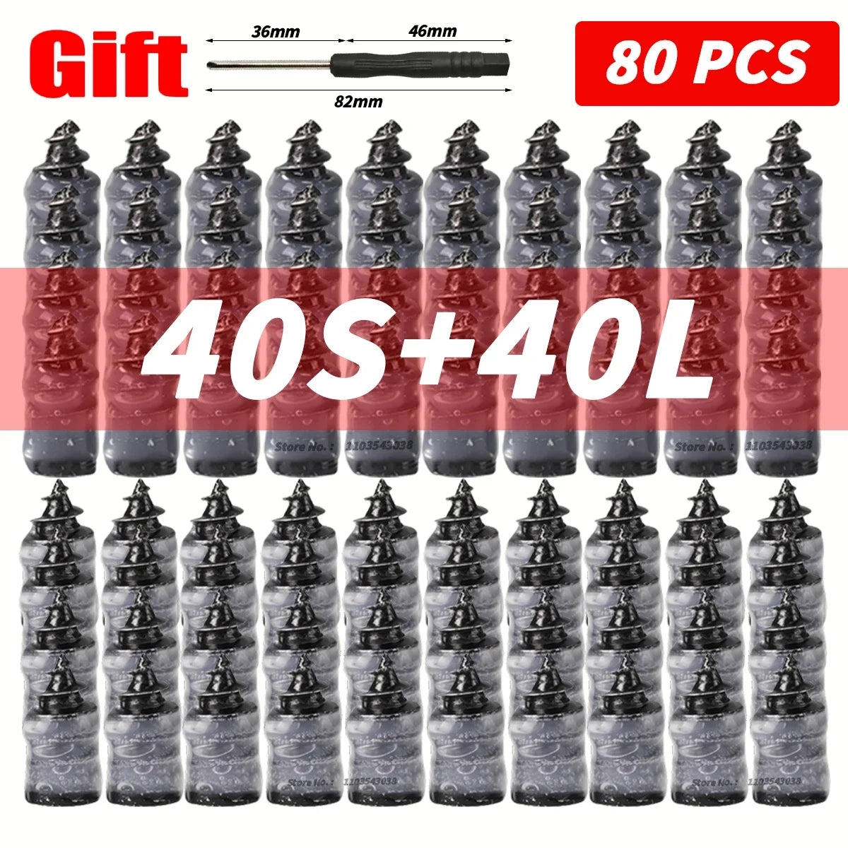 Universal Tubeless Tire Puncture Repair Nails