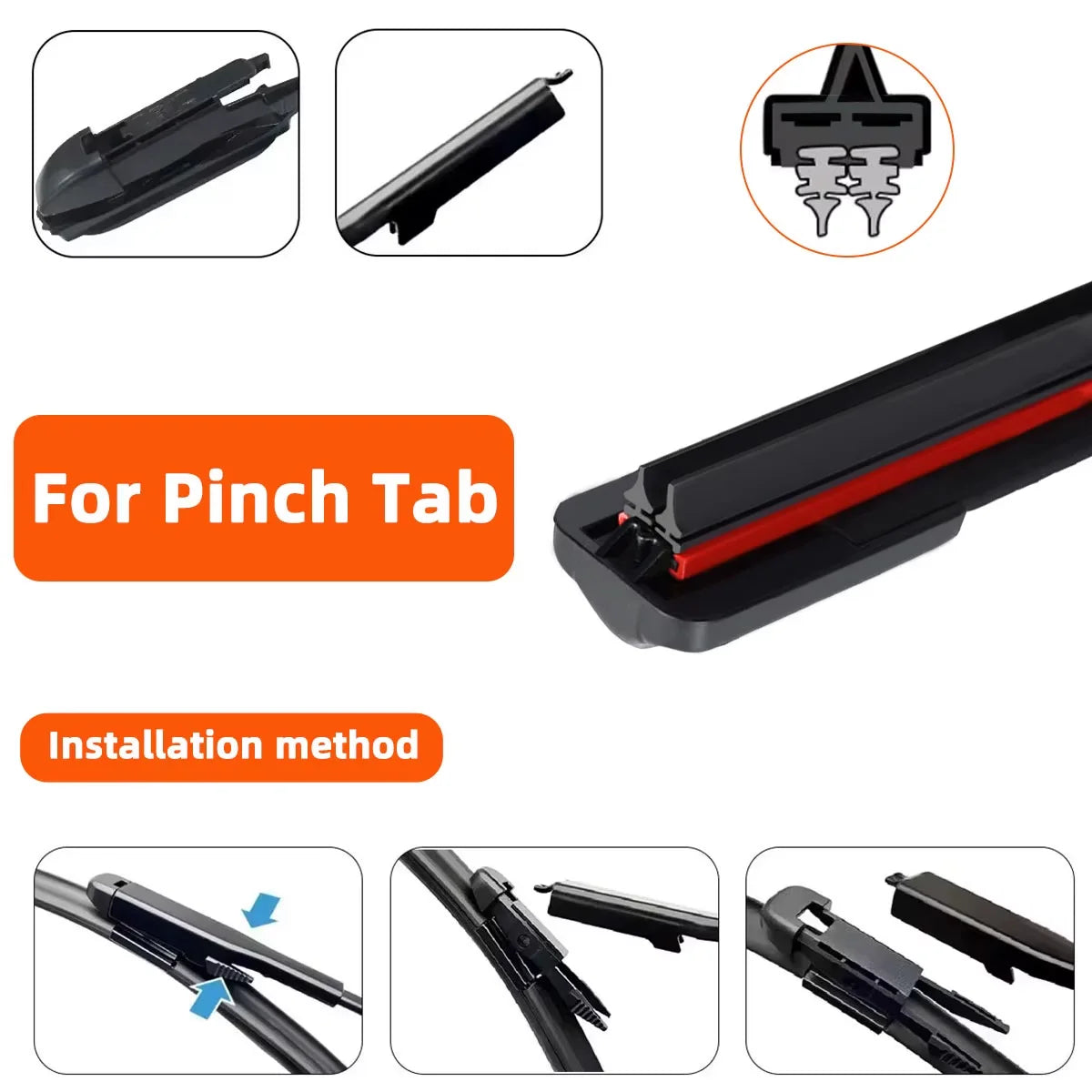 Universal Frameless Windshield Wiper Blade - 7