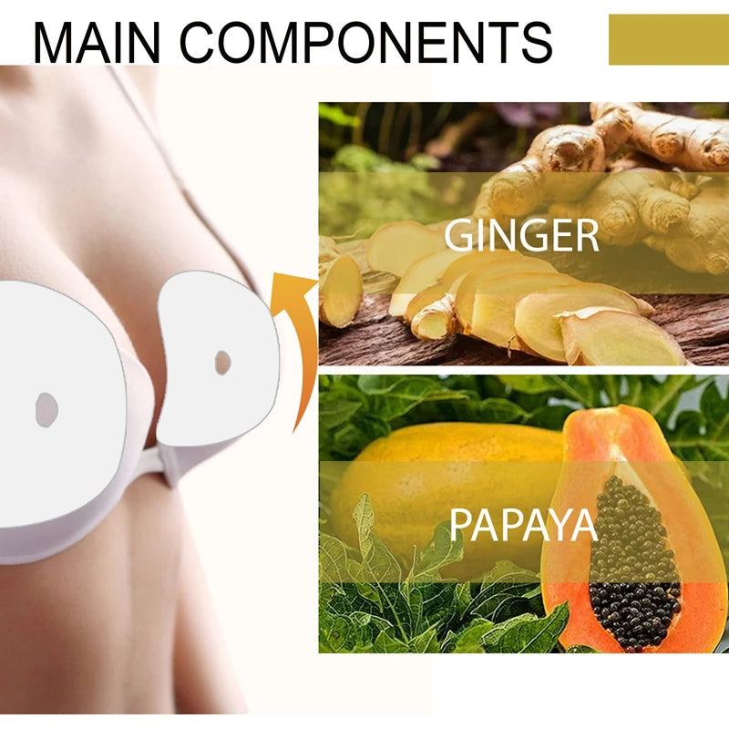 Ginger Breast Enhancement Lifting Patches - 10