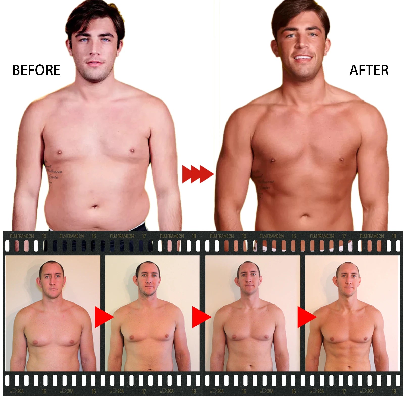Gynecomastia Chest Tightening and Muscle Sculpting Spray - 8