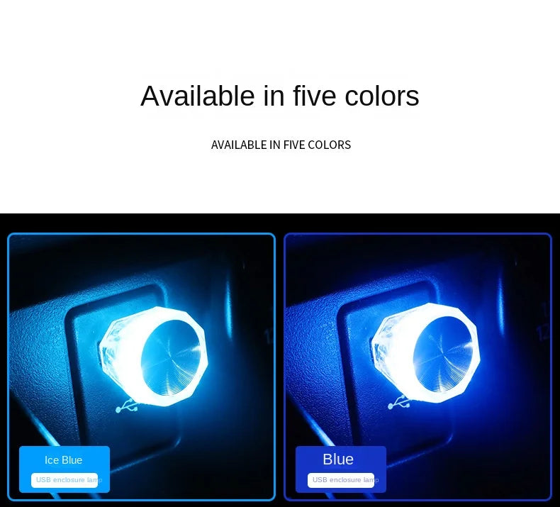 USB LED Car Interior Atmosphere Light - 11