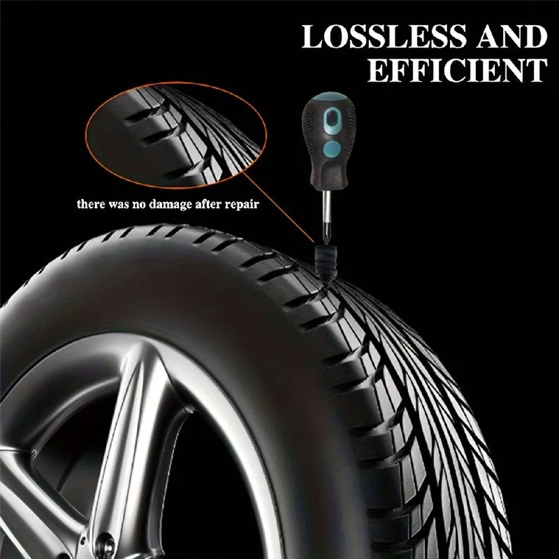 Quick-Fix Tubeless Tire Puncture Repair Kit