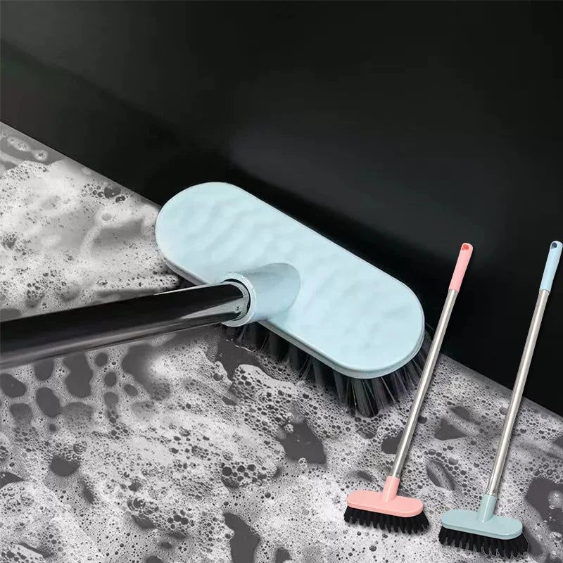 Heavy Duty Long Handle Floor Scrub Brush for Deep Cleaning - 3