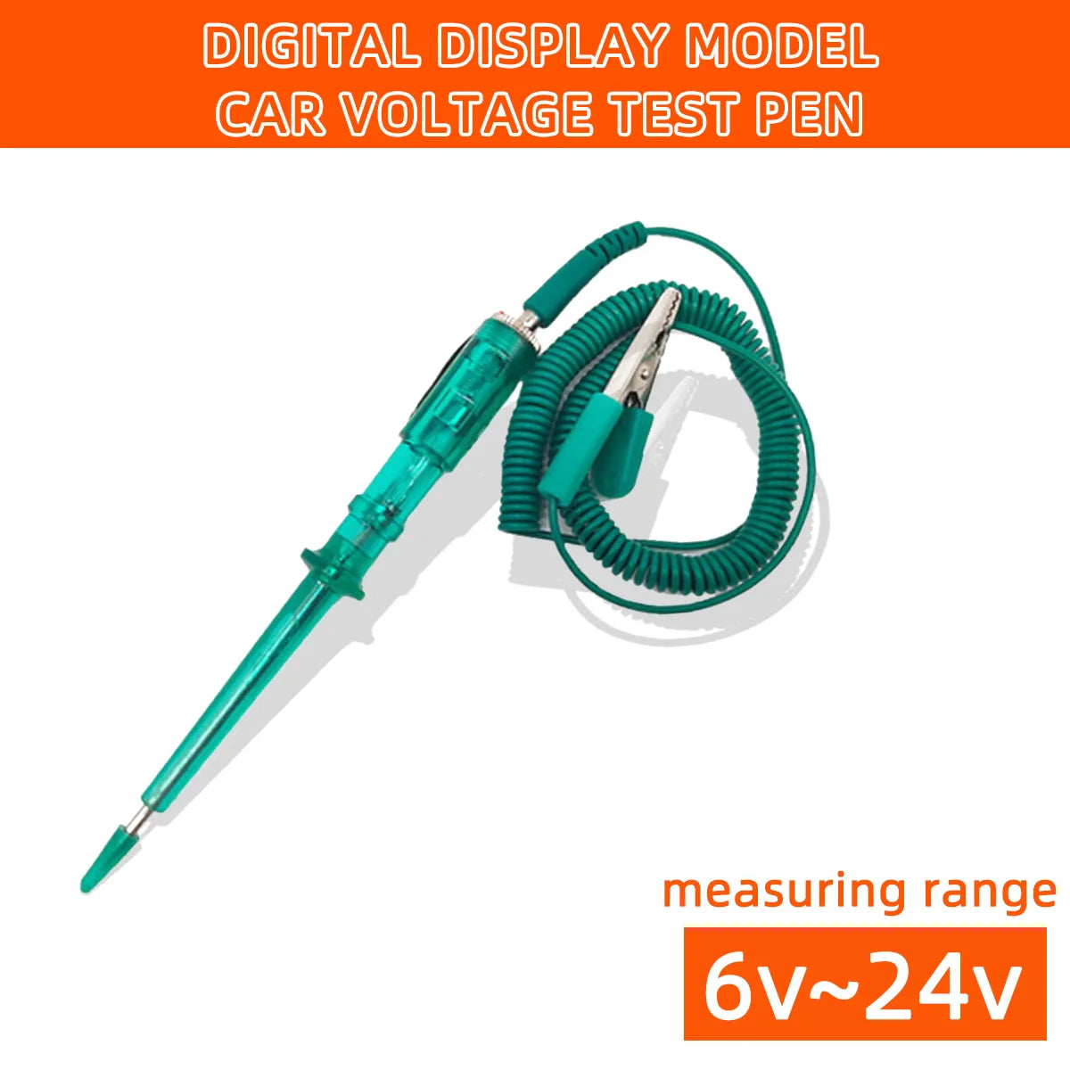Digital Automotive Circuit Voltage Tester for Cars and Trucks