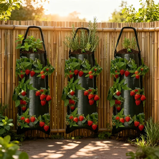 Vertical Hanging Strawberry and Vegetable Grow Bag