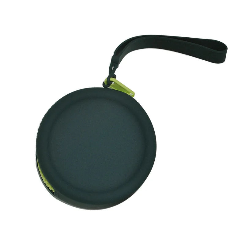 Portable Silicone Round Storage Pouch for Accessories and Coins - 18