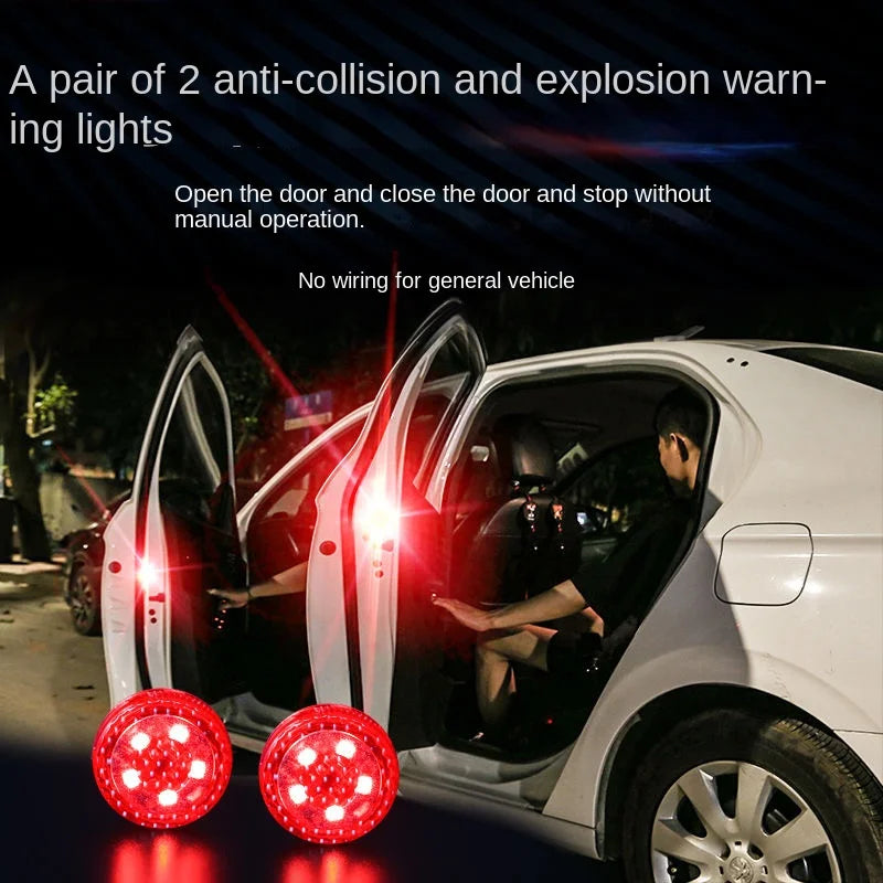Wireless LED Car Door Anti-Collision Warning Light - 1