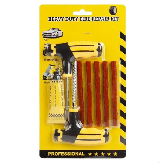 Heavy-Duty Tubeless Tire Puncture Repair Kit