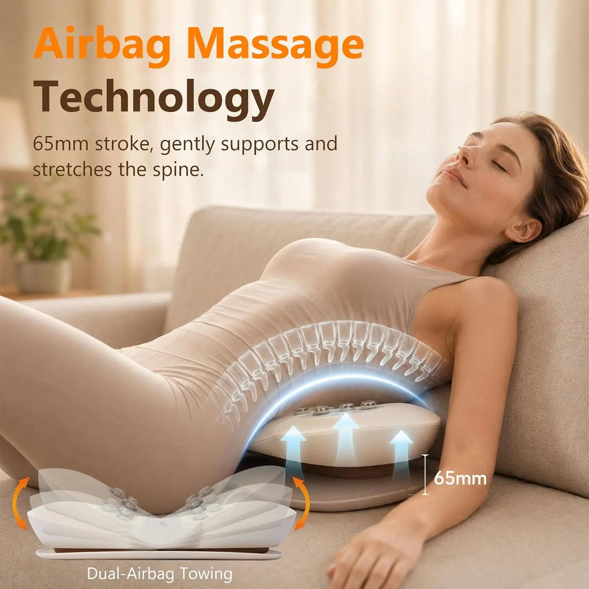 Electric Lumbar Traction and Back Massager