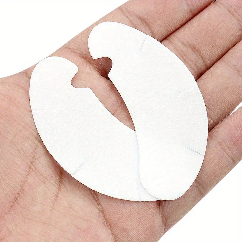 100 Pairs Hydrogel Eye Pads Lint Free Gel Patches for Eyelash Extensions