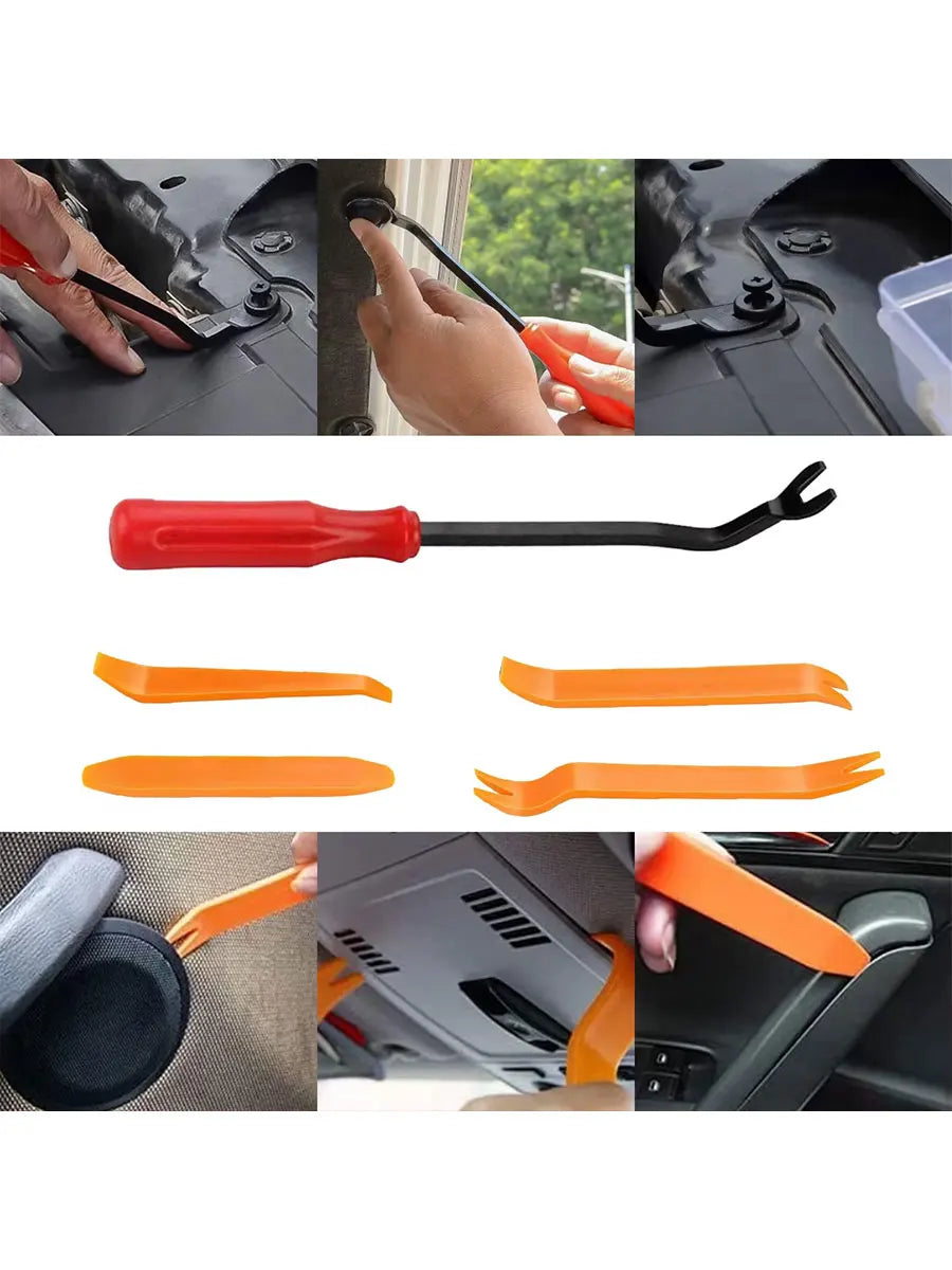 Car Trim Removal Tool Kit Plastic Pry Bar Set for Auto Panel Repair - 7