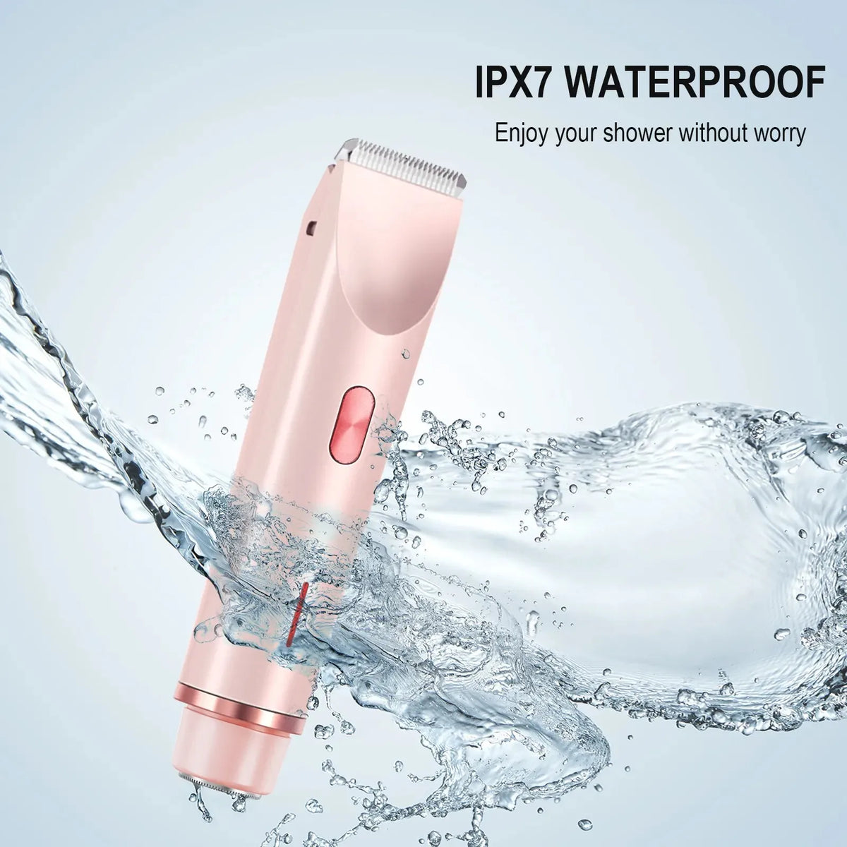 Electric Waterproof Painless Hair Removal Shaver for Face and Body