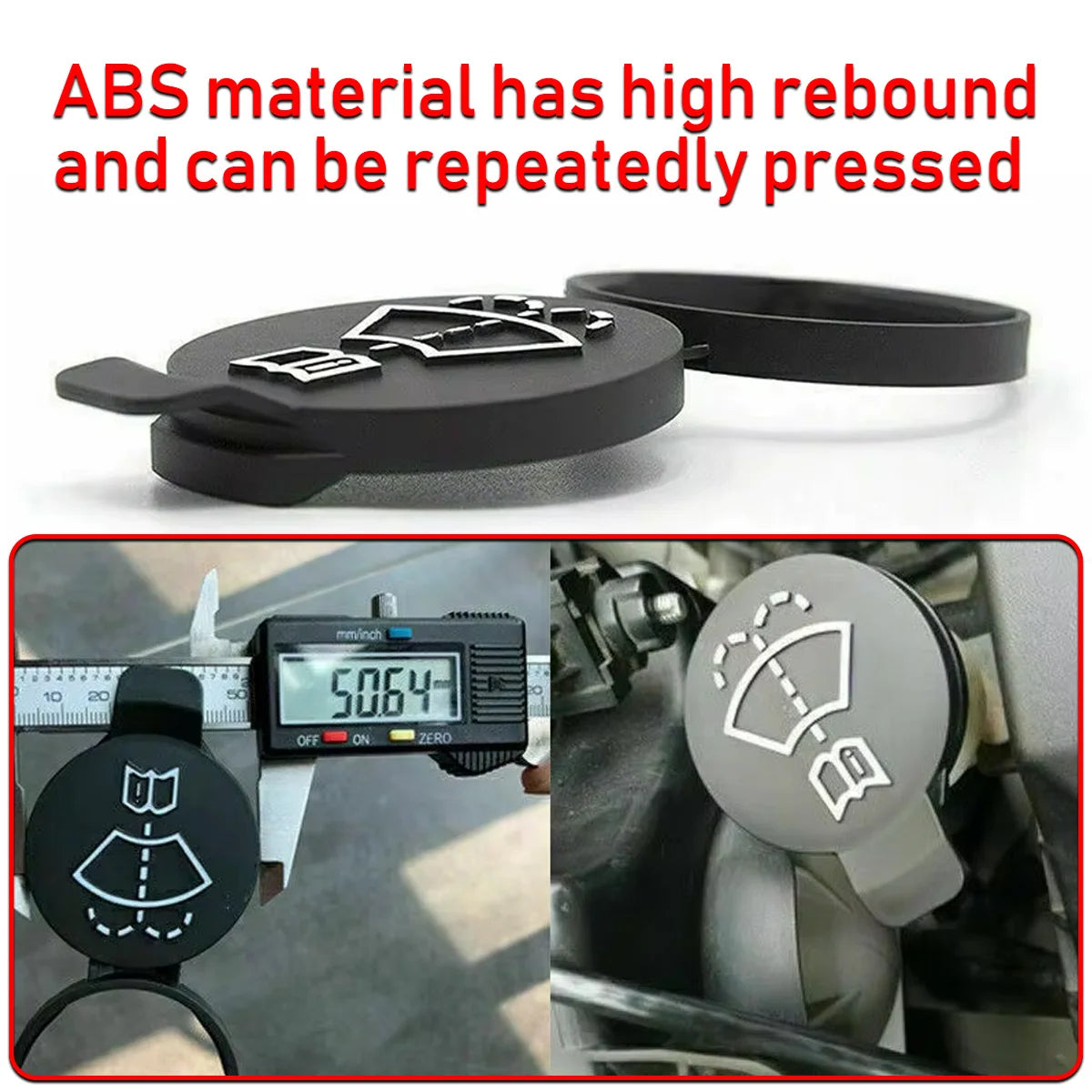 Windshield Wiper Washer Fluid Reservoir Tank Cap